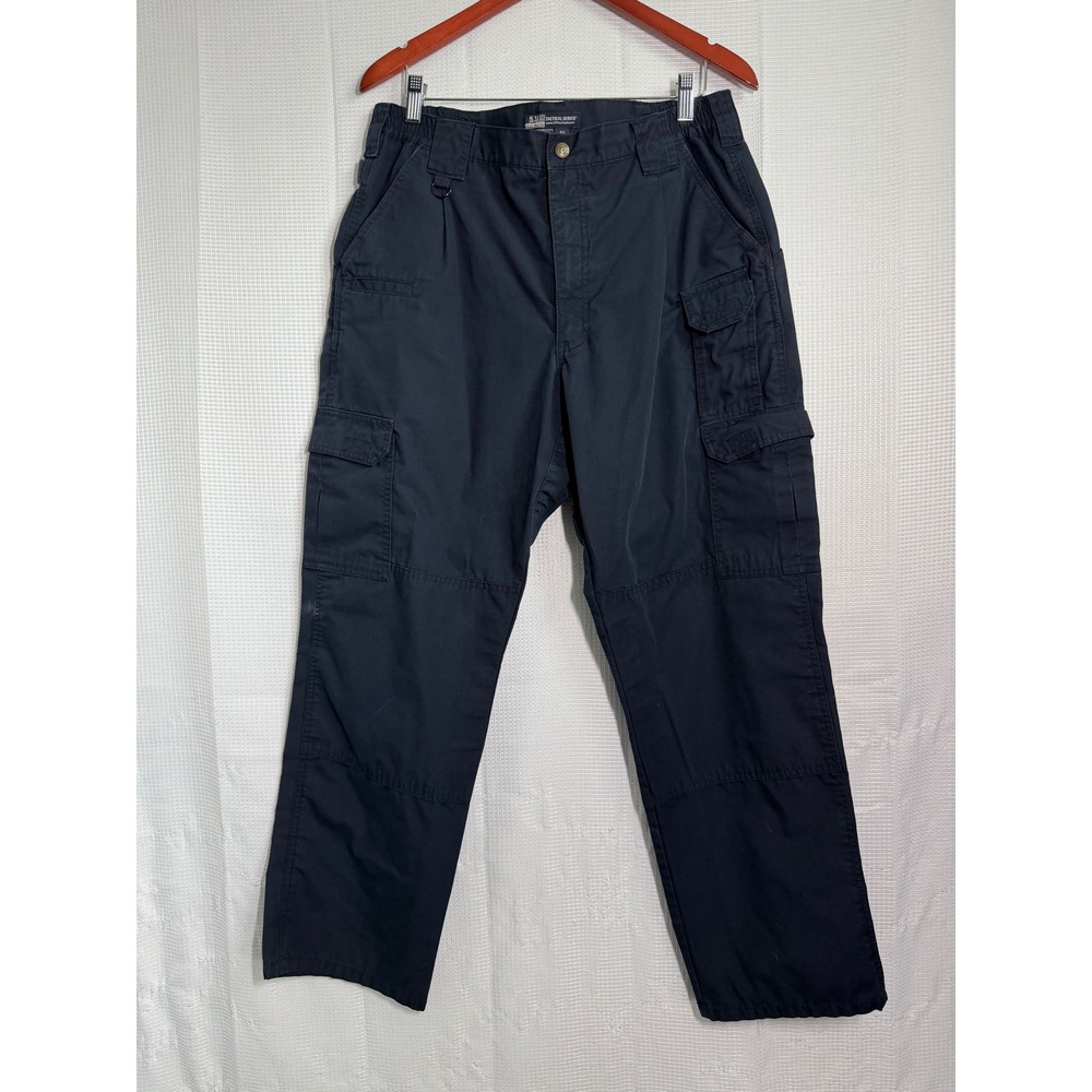 5.11 Tactical 74273 Men's 36x30.5 Navy Ripstop Cargo Pants‎ Poly Cotton Uniform